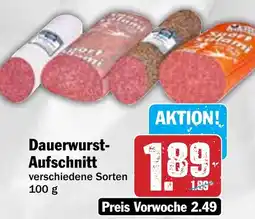 Hit Dauerwurst- Aufschnitt Angebot