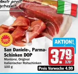 Hit San Daniele-, Parma- Schinken DOP Angebot