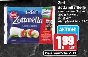 Hit Zott Zottarella Rolle Angebot