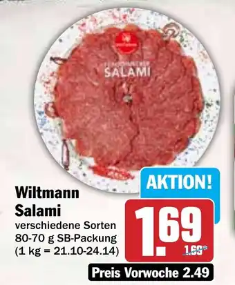 Hit Wiltmann Salami Angebot