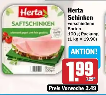 Hit Herta Schinken Angebot