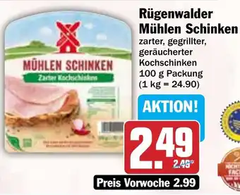 Hit Rügenwalder Mühlen Schinken Angebot