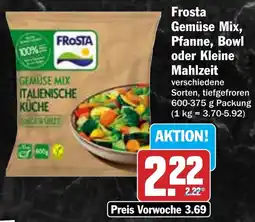 Hit Frosta Gemüse Mix, Pfanne, Bowl oder Kleine Mahlzeit Angebot