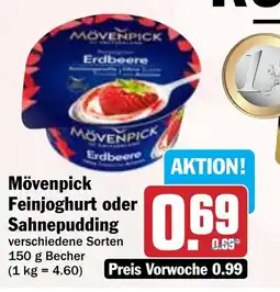 Hit Mövenpick Feinjoghurt oder Sahnepudding Angebot