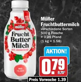 Hit Müller Fruchtbuttermilch Angebot