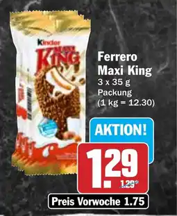 Hit Ferrero Maxi King Angebot