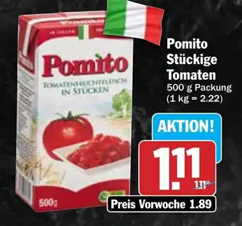 Hit Pomito Stückige Tomaten Angebot
