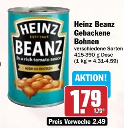 Hit Heinz Beanz Gebackene Bohnen Angebot