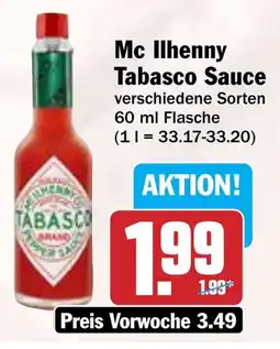 Hit Mc Ilhenny Tabasco Sauce Angebot