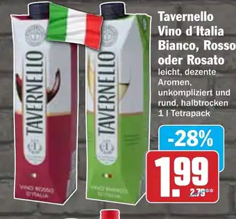 Hit Tavernello Vino d'Italia Bianco, Rosso oder Rosato Angebot