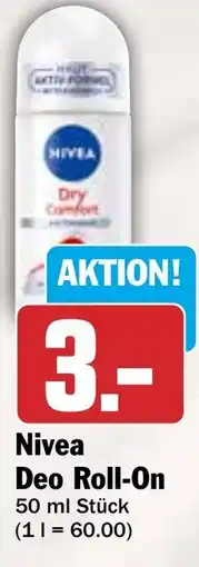 Hit Nivea Deo Roll-On Angebot