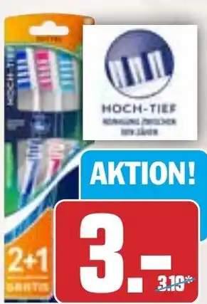 Hit Dr. Best Hoch-Tief- Zahnbürste Angebot