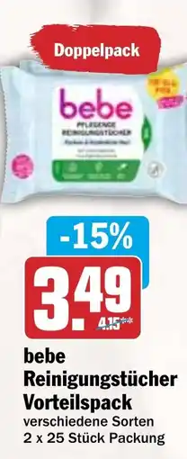 Hit bebe Reinigungstücher Shampoo oder Vorteilspack Angebot