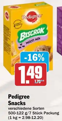 Hit Pedigree Snacks Angebot