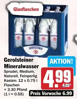 Hit Gerolsteiner Mineralwasser Angebot