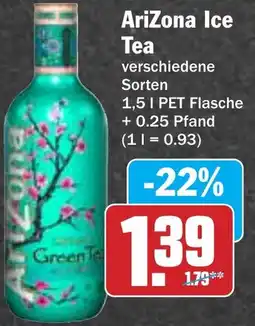 Hit AriZona Ice Tea Angebot