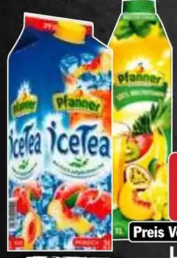 Hit Pfanner Eistee 21 oder Pfanner Säfte Nektare Angebot