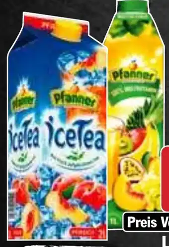 Hit Pfanner Eistee 21 oder Pfanner Säfte Nektare Angebot