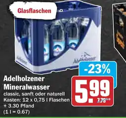 Hit Adelholzener Mineralwasser Angebot