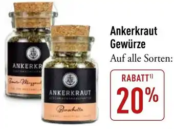 Galeria Markthalle Ankerkraut Gewürze Angebot