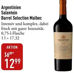Galeria Markthalle Argentinien Salentein Barrel Selection Malbec Angebot