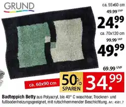 Zurbrüggen GRUND Badteppich Betty Angebot