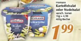 inkoop Homann Kartoffelsalat oder Nudelsalat Angebot