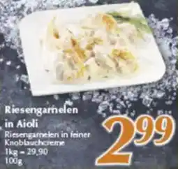 inkoop Riesengarnelen in Aioli Angebot