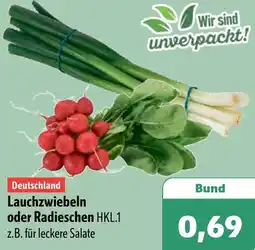 Aktiv Irma Lauchzwiebeln oder Radieschen Angebot
