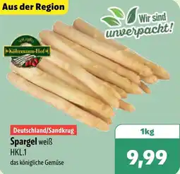 Aktiv Irma Spargel weiß Angebot