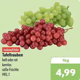 Aktiv Irma Indien/Chile Tafeltrauben Angebot