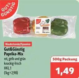Aktiv Irma Gut&Günstig Paprika-Mix Angebot