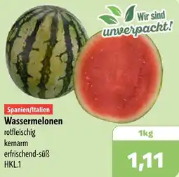 Aktiv Irma Spanien/Italien Wassermelonen Angebot