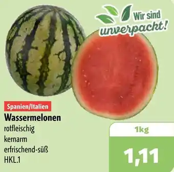 Aktiv Irma Spanien/Italien Wassermelonen Angebot