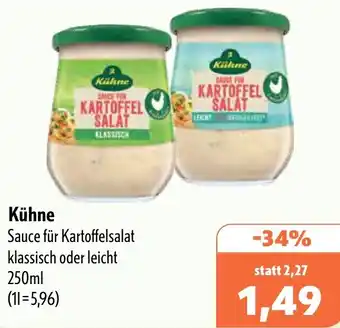 Aktiv Irma Kühne Sauce für Kartoffelsalat Angebot