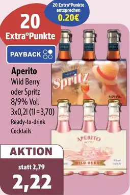 Aktiv Irma Aperito Wild Berry oder Spritz Angebot