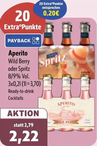Aktiv Irma Aperito Wild Berry oder Spritz Angebot