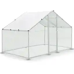 Netto Marken-Discount Juskys Freilaufgehege 3x2x2m aus Metall - Freigehege begehbar mit 6 m² Lauffläche, Tür & Riegel Angebot