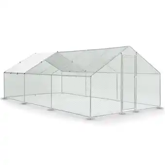 Netto Marken-Discount Juskys Freilaufgehege 3x6x2m aus Metall - Freigehege begehbar mit 18 m² Lauffläche, Tür & Riegel Angebot