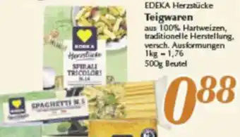 inkoop EDEKA Herzstücke Teigwaren Angebot