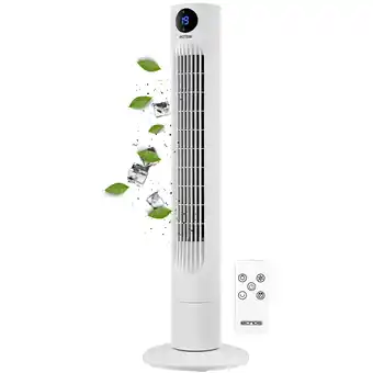 Netto Marken-Discount Echos Turmventilator m. Fernbedienung 3 Stufen Timer 60W LED-Anzeige Angebot