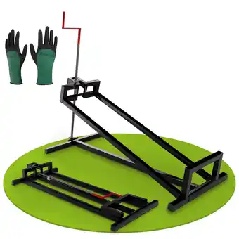 Netto Marken-Discount Juskys Rasentraktorheber in Schwarz für Rasenmäher und Aufsitzmäher bis 400 kg und 45° Angebot