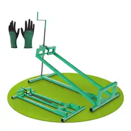 Netto Marken-Discount Juskys Rasentraktorheber in Grün für Rasenmäher und Aufsitzmäher bis 400 kg und 45° Angebot