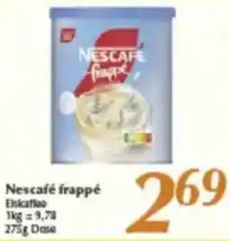 inkoop Nescafé frappé Eiskaffee Angebot