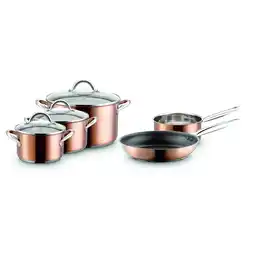 Netto Marken-Discount Mäser Kochtopf-Set Asterion Kupfer Angebot