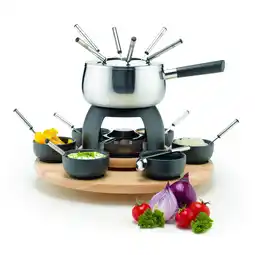 Netto Marken-Discount Mäser Fondueset Schwarz / Braun Angebot