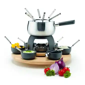 Netto Marken-Discount Mäser Fondueset Schwarz / Braun Angebot
