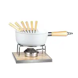 Netto Marken-Discount Mäser Käsefondueset Weiß, Braun Angebot