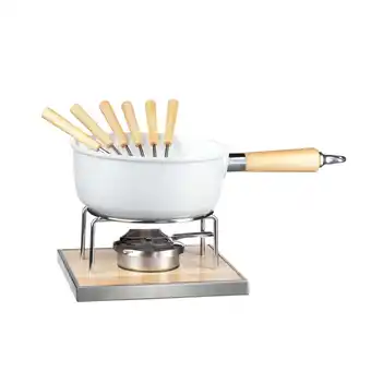 Netto Marken-Discount Mäser Käsefondueset Weiß, Braun Angebot
