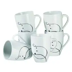 Netto Marken-Discount Mäser Kaffeebecher CHANSON weiß Angebot